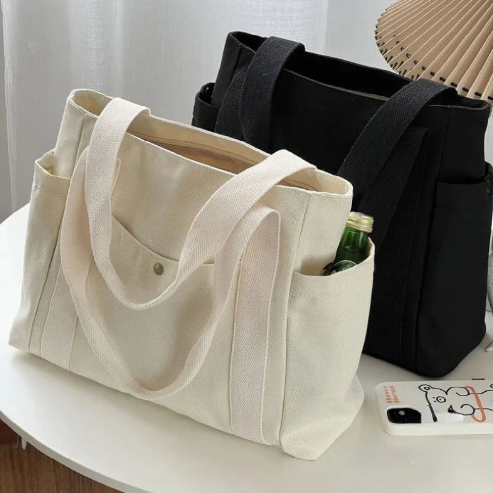 Soléne™ Structured Canvas Tote